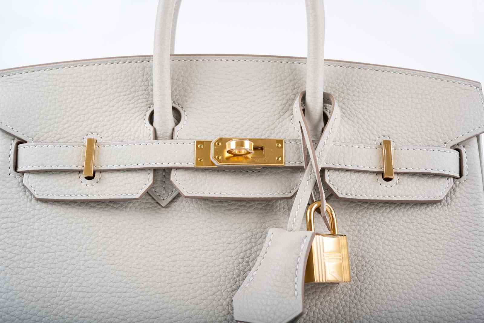 H. Togo Birkin 25 Gris Perle
