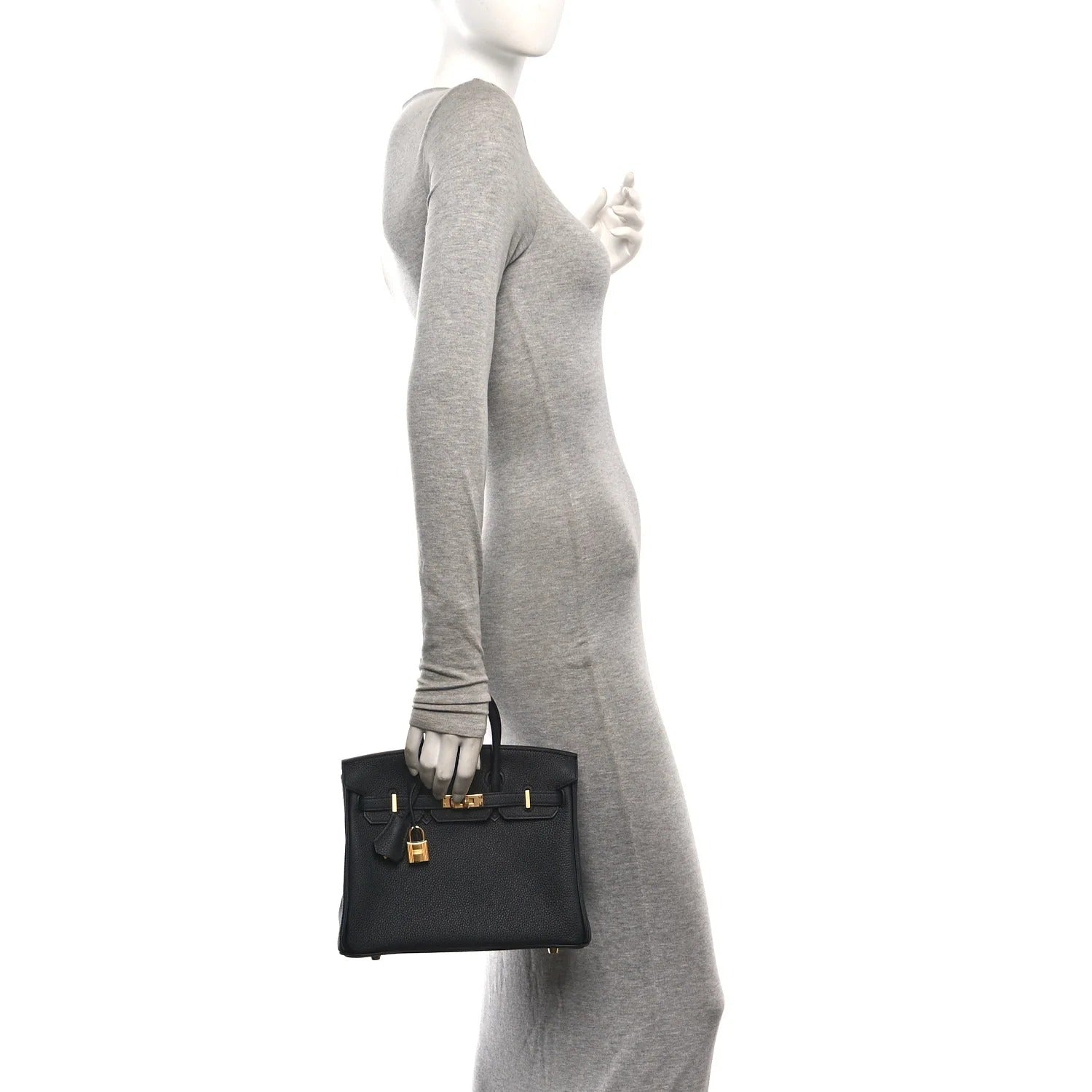 H. Togo Birkin 25 Noir Gold