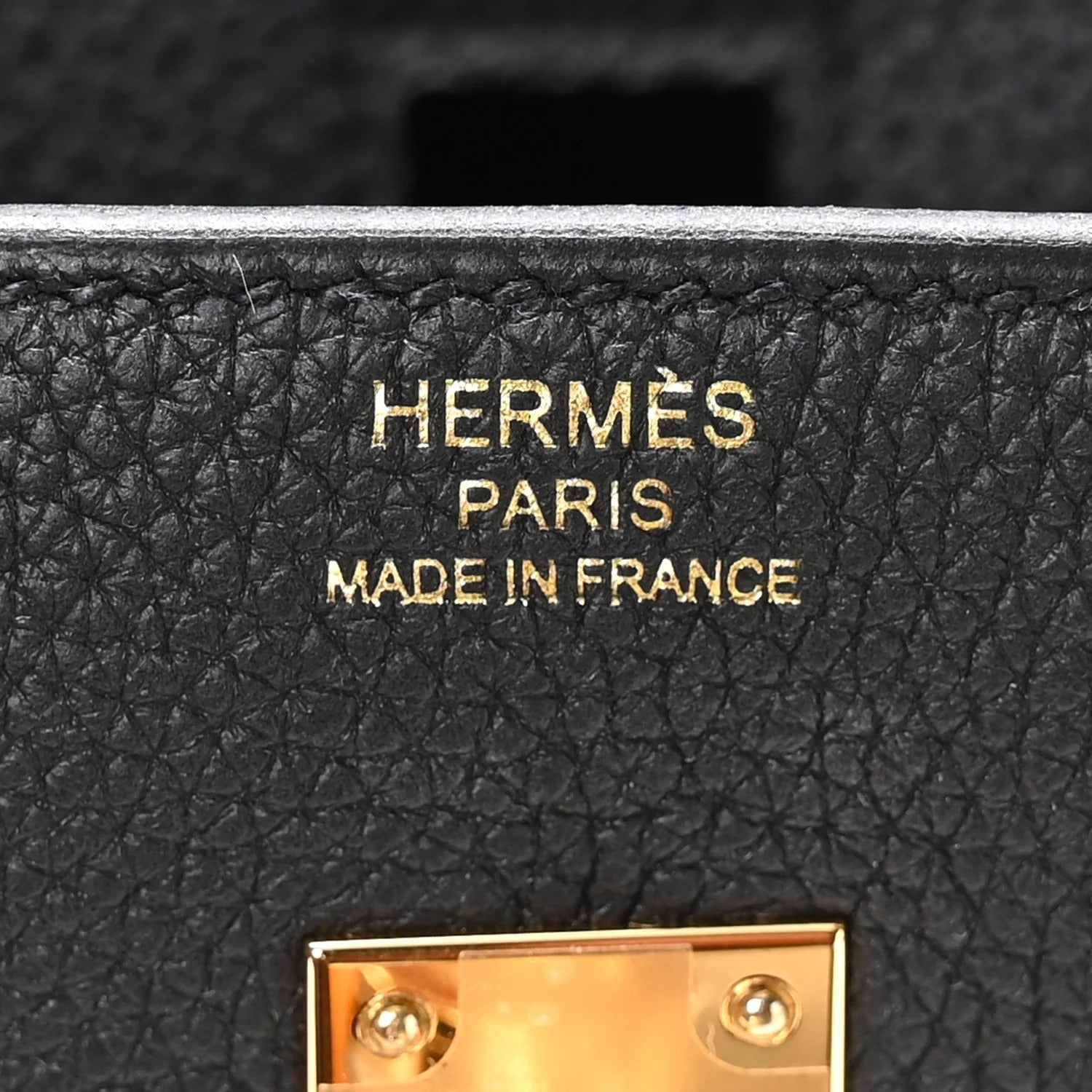 H. Togo Birkin 25 Noir Gold